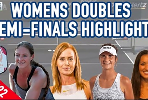 Lea Jansen / Jackie Kawamoto VS Lucy Kovalova / Callie Smith - Women&#039;s Pickleball Doubles Semis