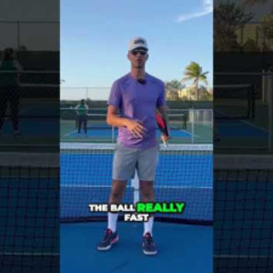 How To Block Really Hard Shots At The Kitchen #pickleballcoach #pickleball