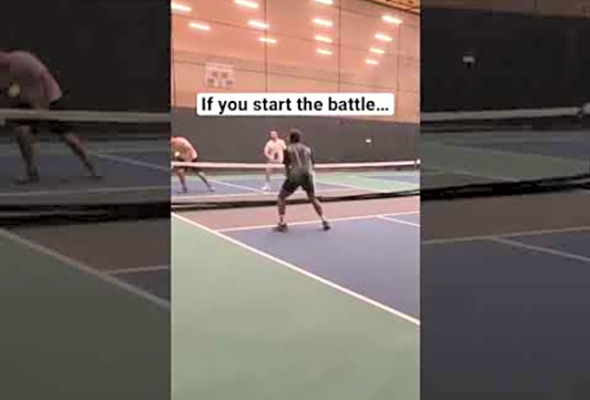 DONT start things you cant FINISH  #pickleball