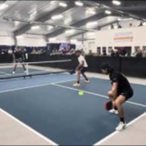 Camp Pickleball Gold Medal Match Oscar-Sanil vs. Johan-Sam Game 1