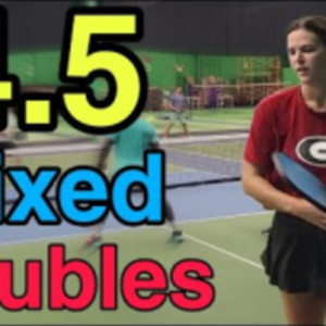 Fast 4.5 Mixed - Doubles Men&#039;s Pickleball Rec Game
