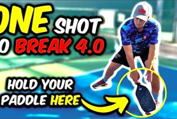 I PROMISE You Will Break 4.0 With This Pickleball Skill (it works)