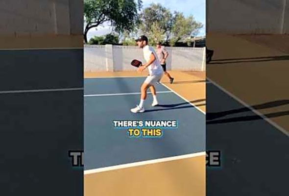Advice for the 3rd shot drop in pickleball. Video 18/18
