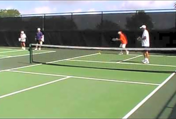 Villages Pickleball 5 15 2011 The &quot;Ernie&quot; shot