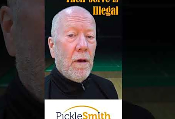 Illegal Pickleball Serves