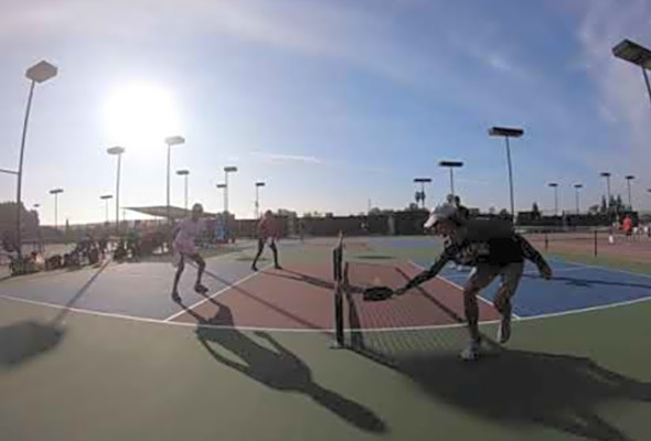 Aaron&#039;s 21 Run Pickleball La Habra 5.0 Jessie Irvine Lisa Naumu Aaron Donofrio Eli Booth