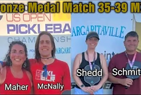 US Open 2024 Mixed Doubles 35-39 Bronze Medal Match