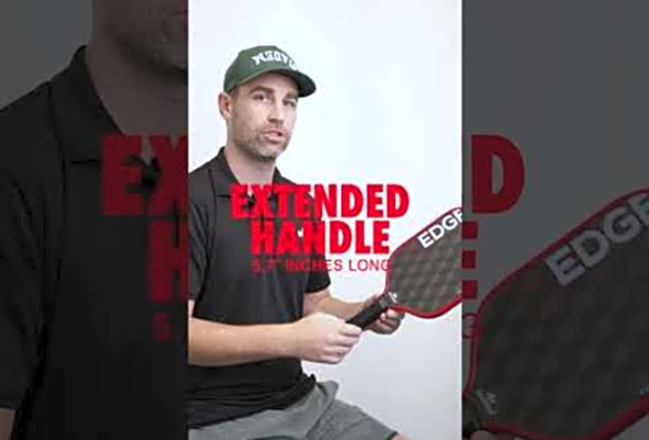Diadem Pickleball Paddle PB Edge 18K Review - Power Pro Thermoformed Paddle with Extended Grip (Red)