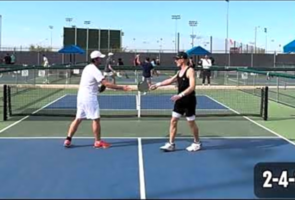 Deans 1st PPA pickleball pro qualifier - Round 1 Matt Mead / Dean Papakonstantis vs. Wells/Worsham