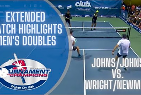 Ben Johns/Collin Johns vs. Matt Wright/Riley Newman - EXTENDED Match Highlights - PPA TOC Men&#039;s GOLD