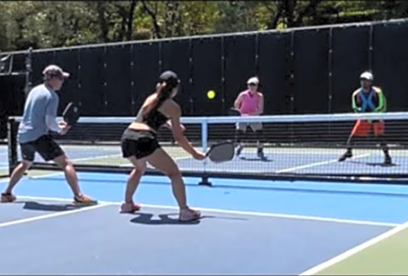 Pickleball Match #3 Vatic Pro Alchemy &amp; Flash 4.5-5.0 level
