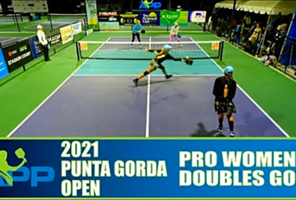 APP 2021 Punta Gorda Open Pro Women&#039;s Doubles Gold: Waters/Waters vs Carr/Koop