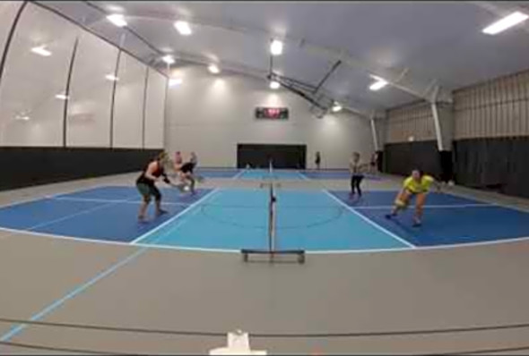 Court One Pickleball Tournamnet Womens Open - Catherine &amp; Erica Vs Jessica &amp; Cortney