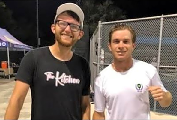 Pickleball Men&#039;s Pro Doubles APP Boca Raton Kyle Yates and Austin Gridley vs Anderson S and Greg Dow