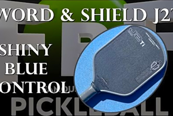 Honolulu Pickleball Company Sword &amp; Shield J2Ti Pickleball Paddle Review