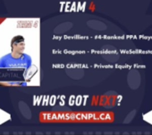 CNPL Team 4 Sold To PPA Pro &amp; Co.!