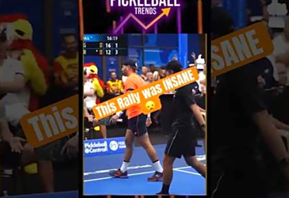 Unbelievable Pickleball Rally! You Wont Believe Who Wins! #PickleballHighlights #ppa #mlp