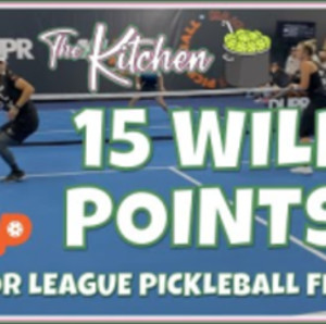 15 WILD POINTS from the Major League Pickleball Finals!