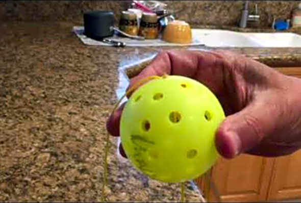 NO EXCUSES...PICKLEBALL ANYWHERE IN THE HOUSE with Miguel Enciso. A simple DO-IT-YOURSELF project.