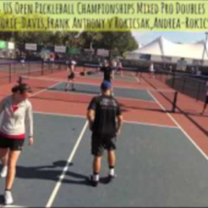 US Open Pickleball Championships Mixed Doubles Pro Chase-Davis v Rokicsa...