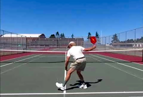 Pickleball fundamentals 08 Simple footwork