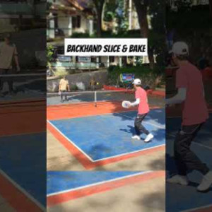 DEEP BACKHAND SLICE AND BAKE! - Pickleball Indonesia