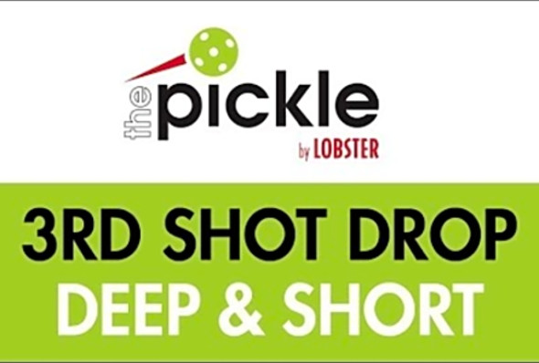 How to set up 3RD SHOT DROP DRILL on THE PICKLE by Lobster pickleball machine with Danny Brunac