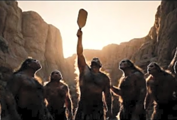 The First Pickleball Match in Human History (12,000 B.C. Reenactment)
