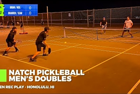 Pickleball Men&#039;s Doubles - Branden/Shaun vs Brian/Neil