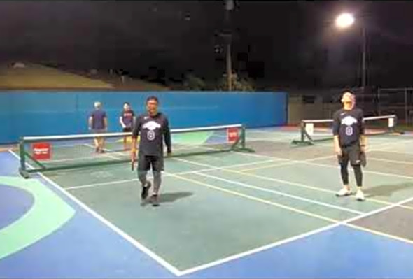 MLP DDR-LA Lobsters Game1 Byron/Ken-Don/Mark Pickleball 3/25/22