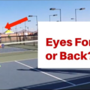 Pickleball Question: Should I watch my partner hit return of serve or ke...