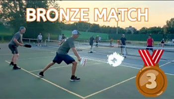 Pickleball Tournament Bronze Medal Match - Steve Mayhew Memorial Smash - Peterborough, Ontario