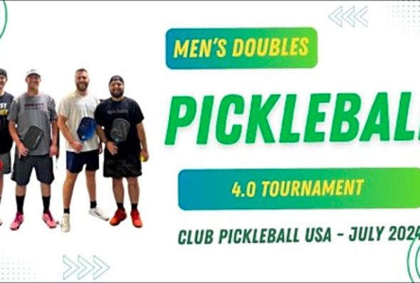 4.0 Men&#039;s Doubles Club Pickleball USA Tourny, Sandy UT.