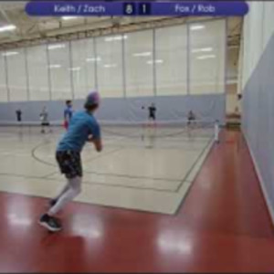 Keith and Zach vs. Fox and Rob - 4.0 Pickleball Match