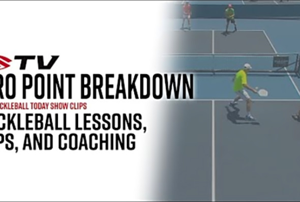 Tyson McGuffin/Riley Newman vs. Matt Wright/Adam Stone - Pro Pickleball Point Breakdown