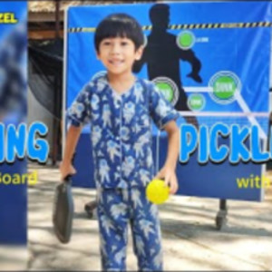 PRACTICE DINKING WITH HAZEL - Dink Pickleball Drill with Dinking Board