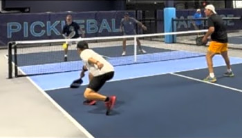Pickleball Pickleboo Mens 4.0 50 Semifinal Match.