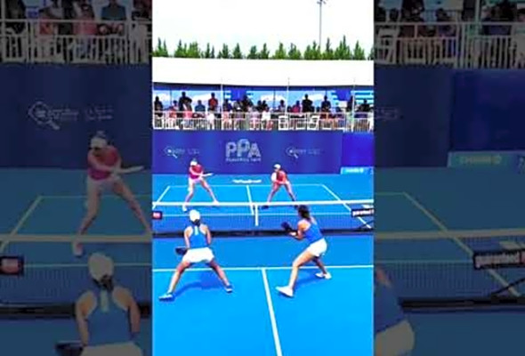 Celebrity Pickleball Tournament: Catherine and Lea, Simply Masterful Resets