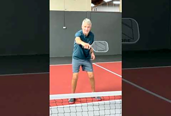 Defend yourself with your paddle. #shorts #pickleball
