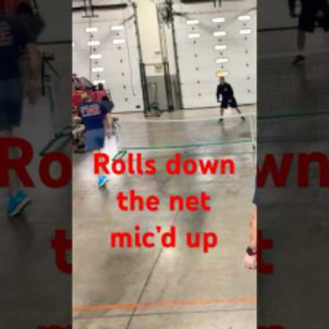 Fun point. Doubles pickleball