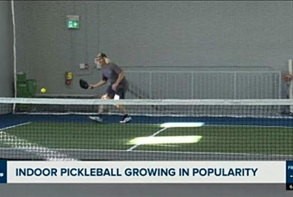 Indoor pickleball growing in popularity