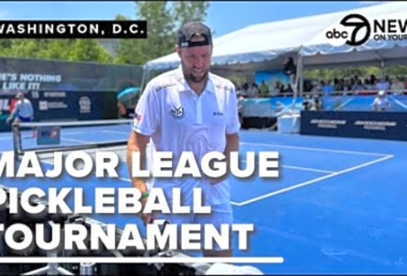 World&#039;s top players compete in DC Major League Pickleball tournament.