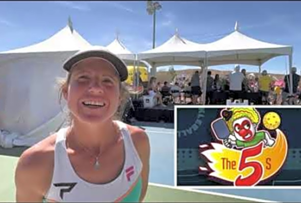 2022 PPA Red Rock #pickleball Interview with The Waters Sisters