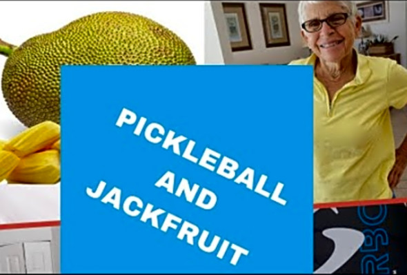 Jan and Pickleball Terry talk about pickleball. #jackfruit #pickleball #sarasotaflorida #TerryRyan