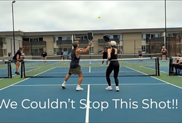 Beginner/Intermediate Level Pickleball Game in Newport Beach
