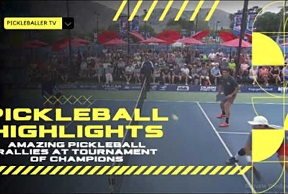 AMAZING PICKLEBALL RALLIES AT TOURNAMENT OF CHAMPIONS