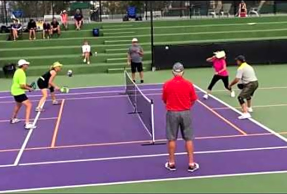 Palm Desert Resort Pickleball Tournament Gold Medal Match 3.5 Mixed Doubles