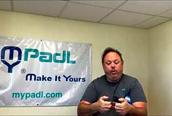 How to put your New MYPadL Banz on your Pickleball paddle. 2022