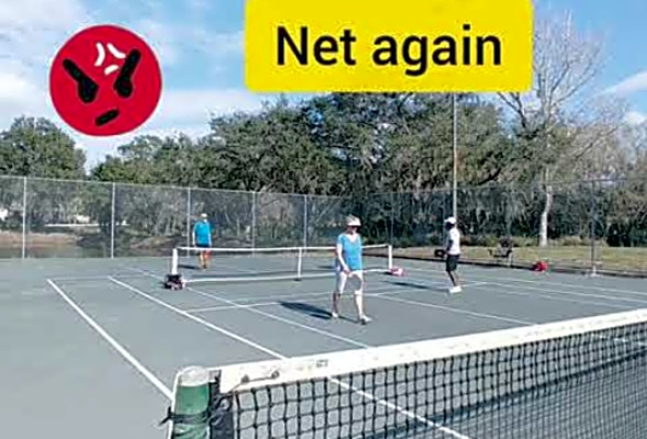Colonial Oaks Park Pickleball. 2/16/21