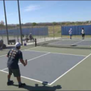Gold Dan/Marcos vs Doug/Steve (Pecos Legends Pickleball 2021/04/24)